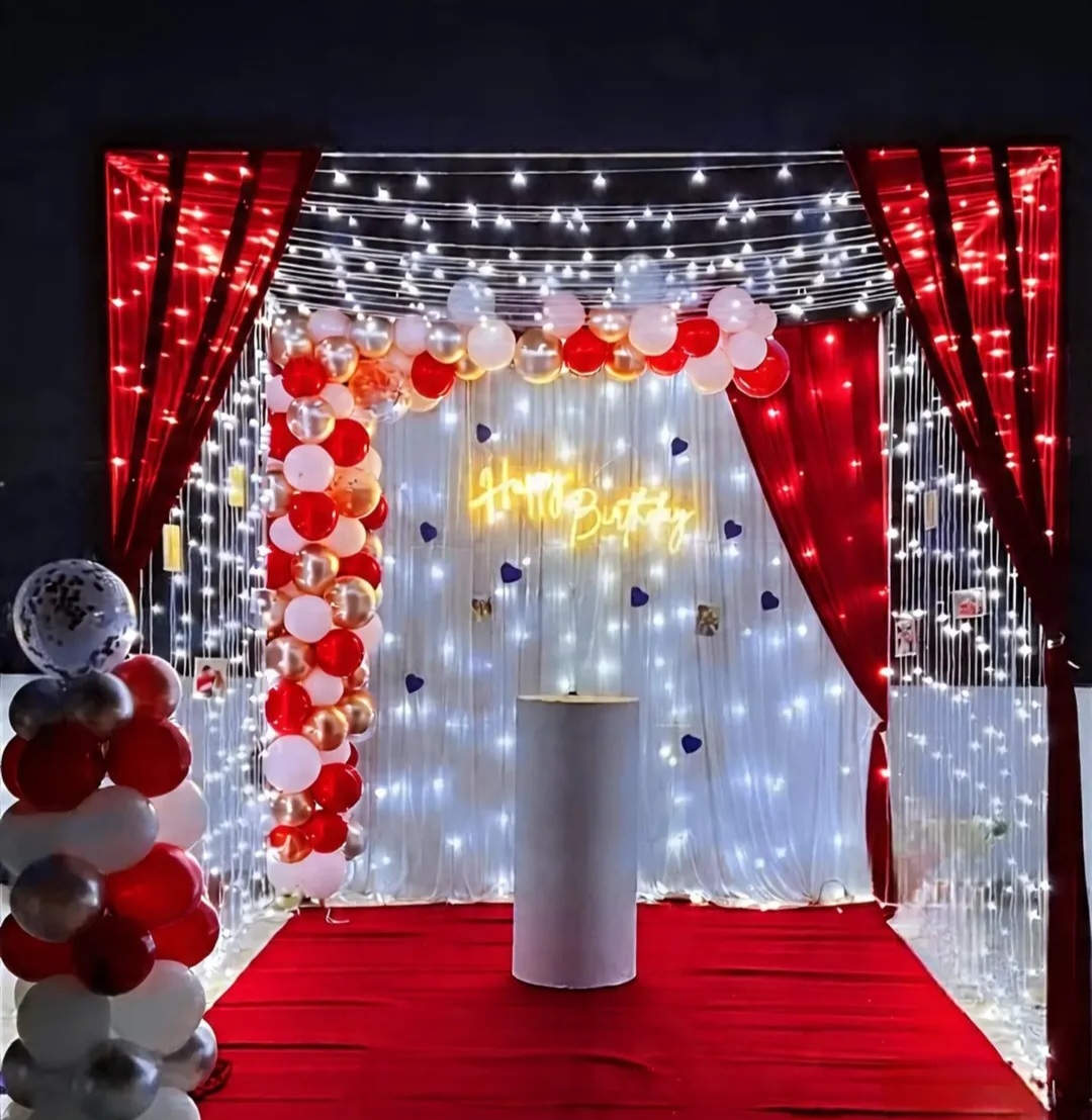 Terrace Party Setup