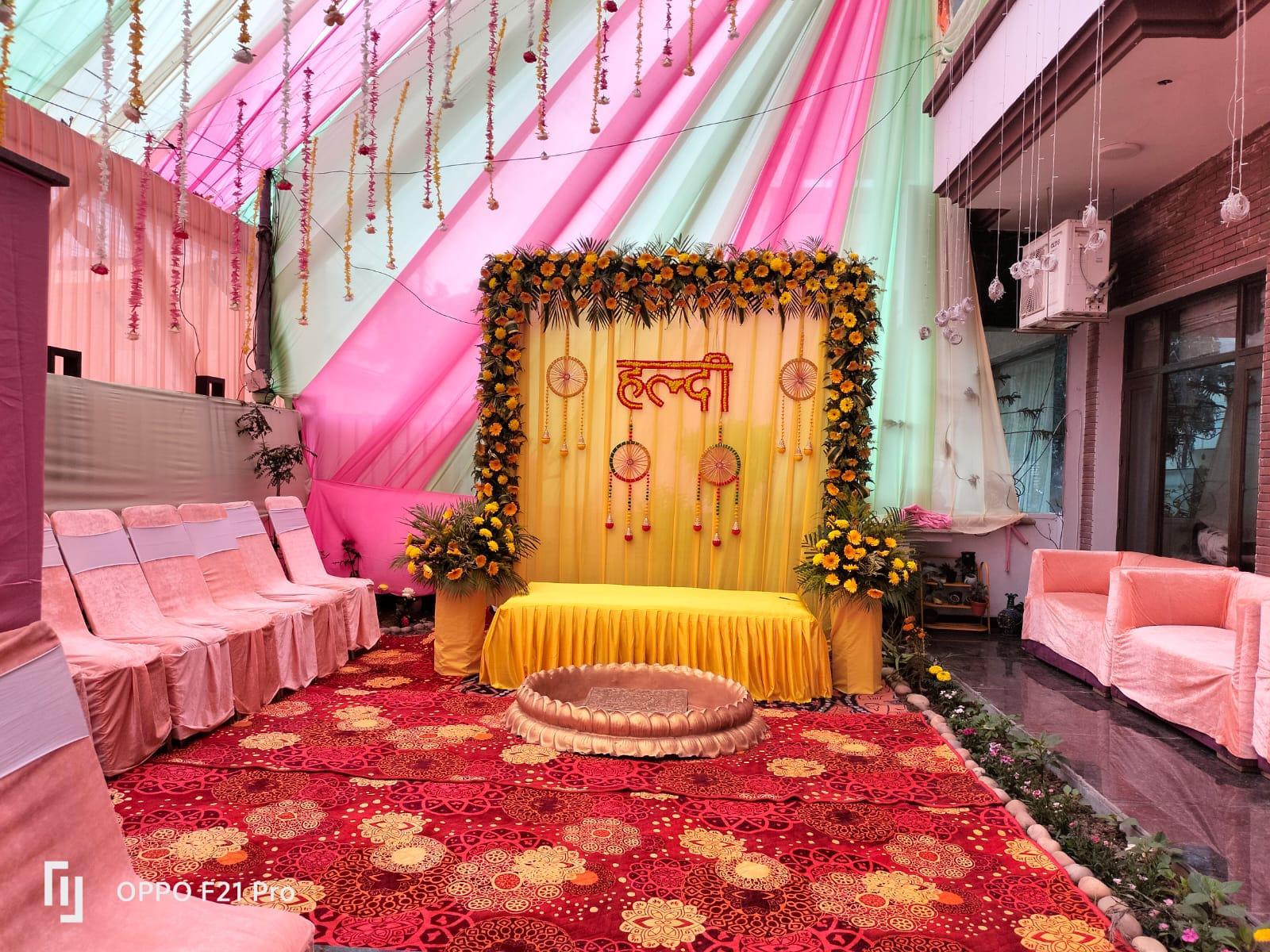 Haldi Ceremony Decor