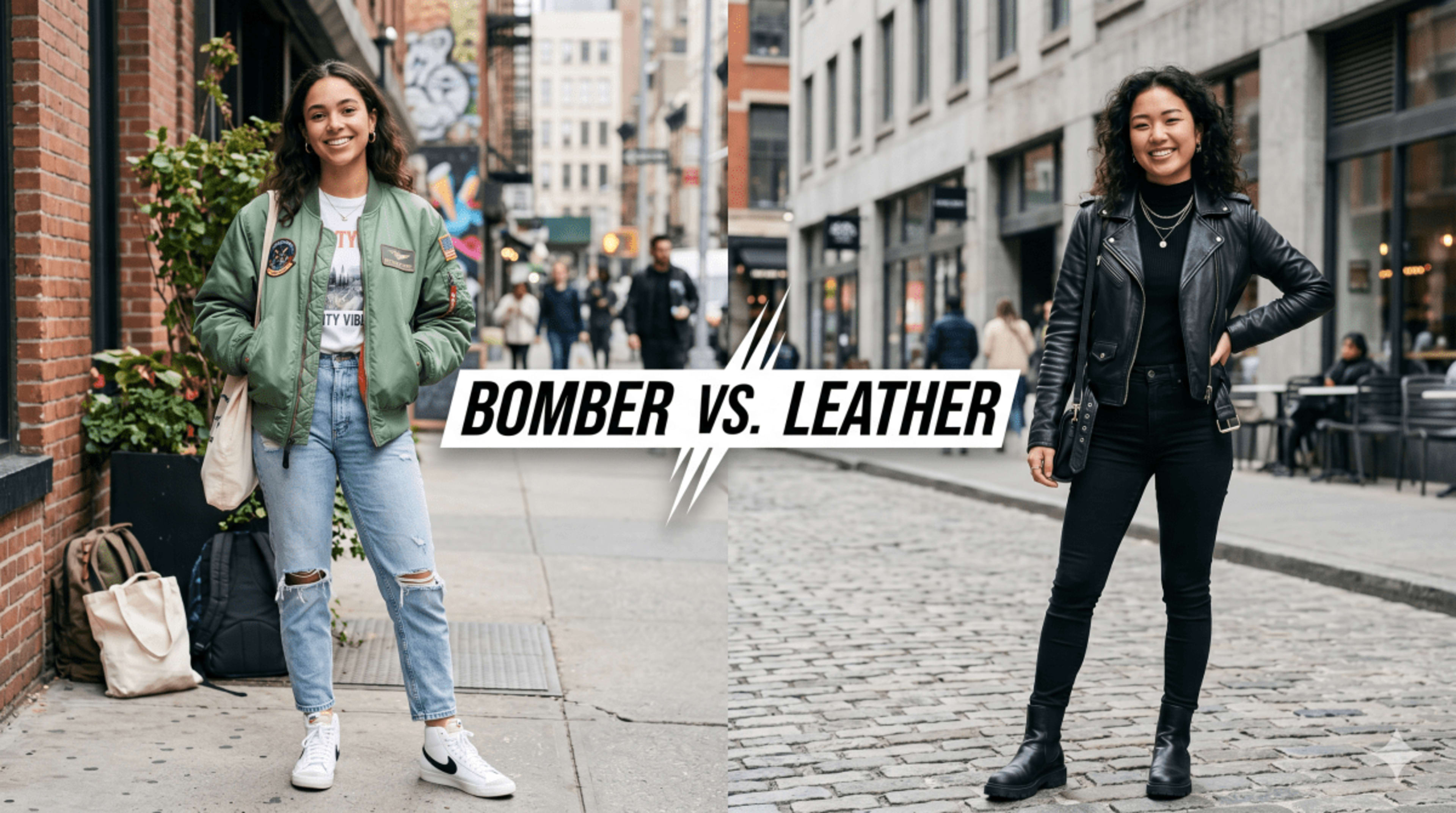 How to Choose Between Leather and Coated Bomber Jackets