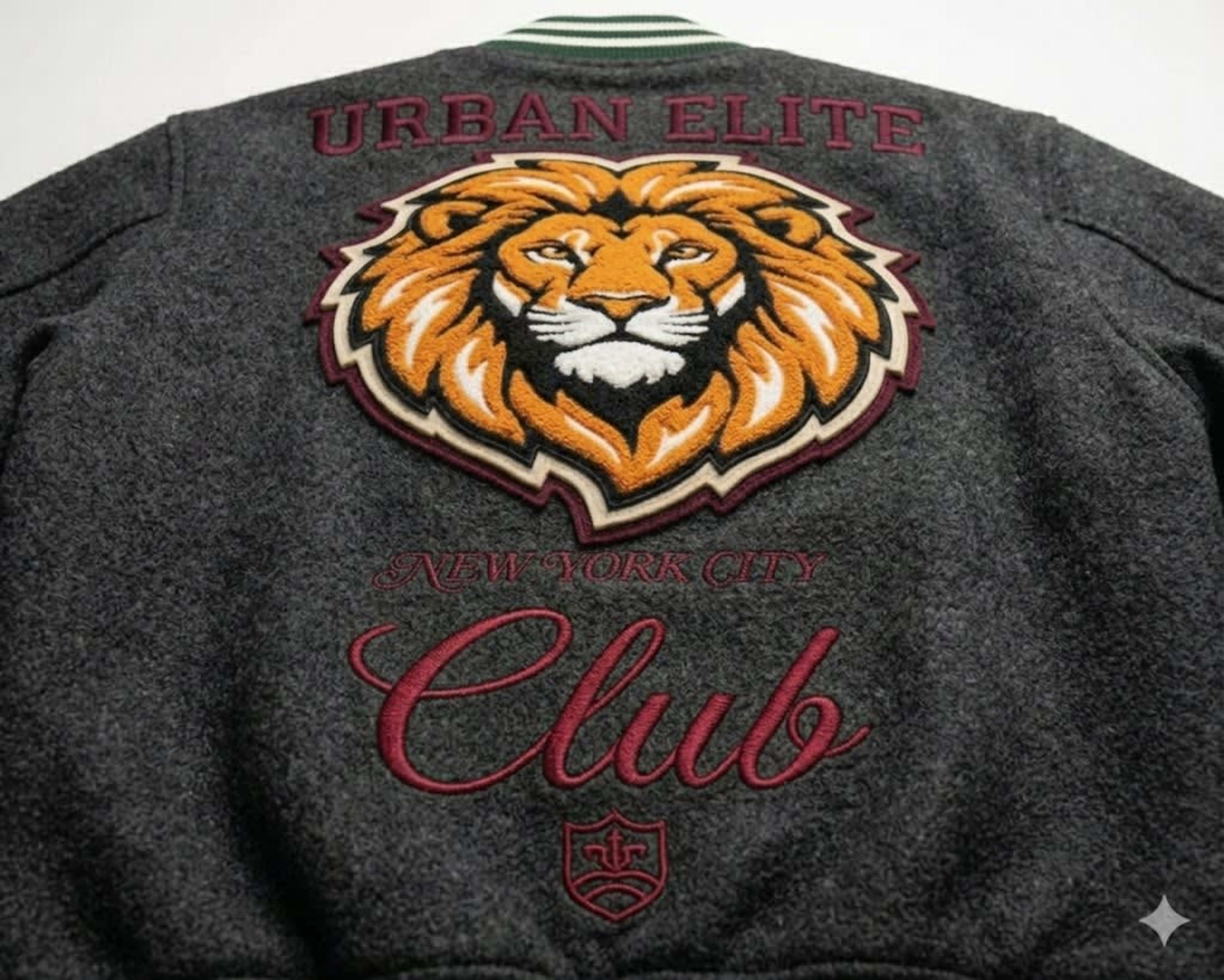 Name embroidery on chest