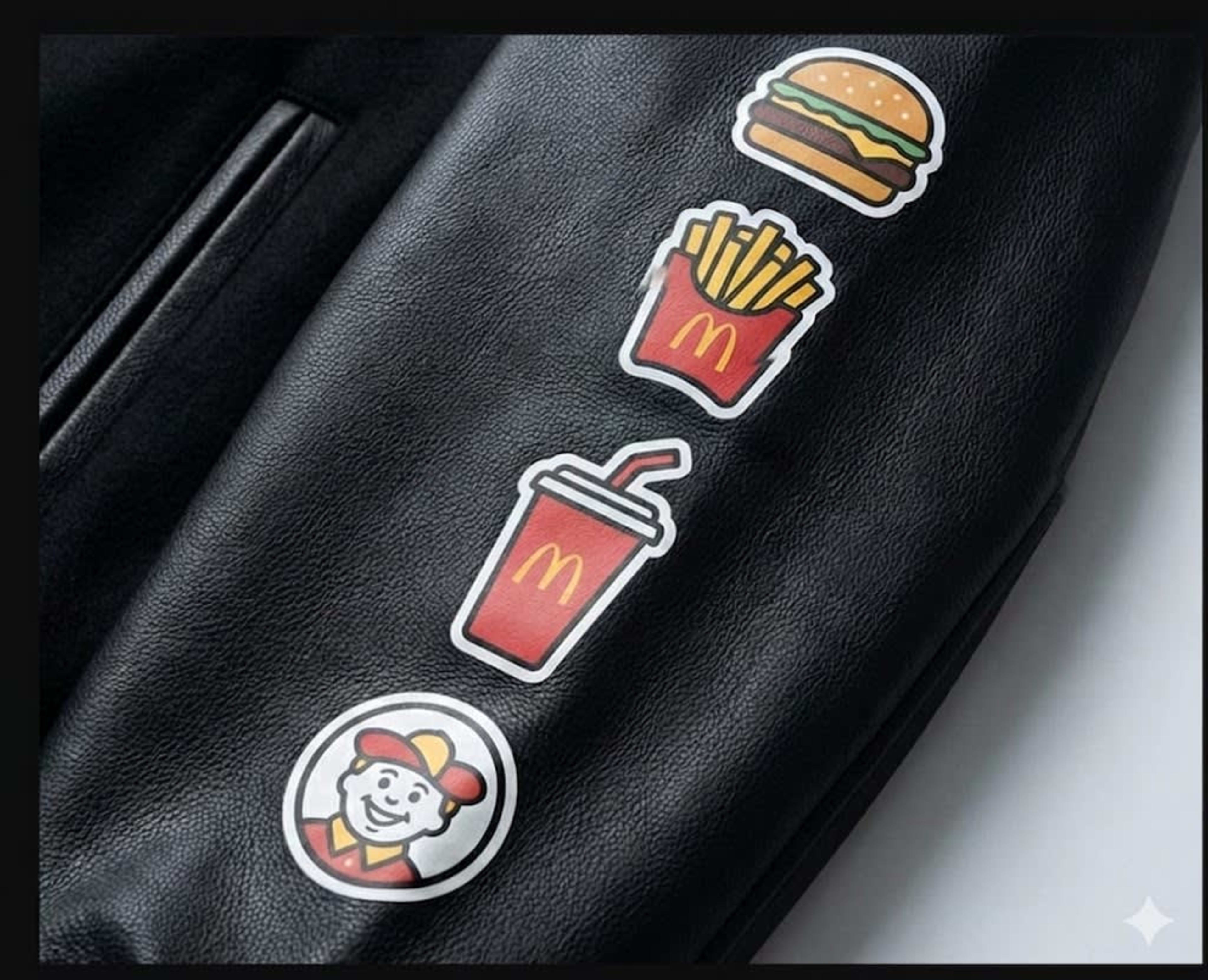McDonald DTF print on leather