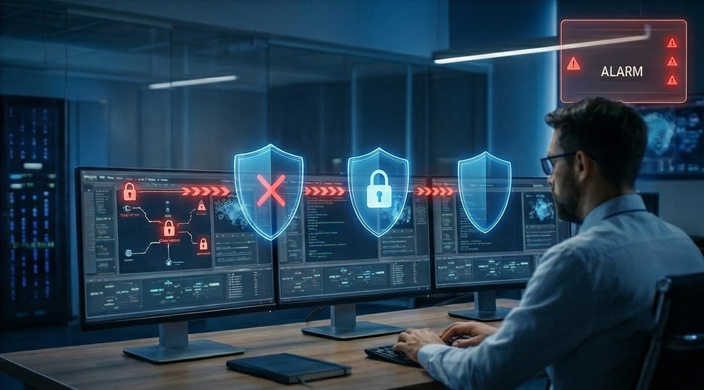 Güvenlik alarm sistemi ve siber tehdit izleme