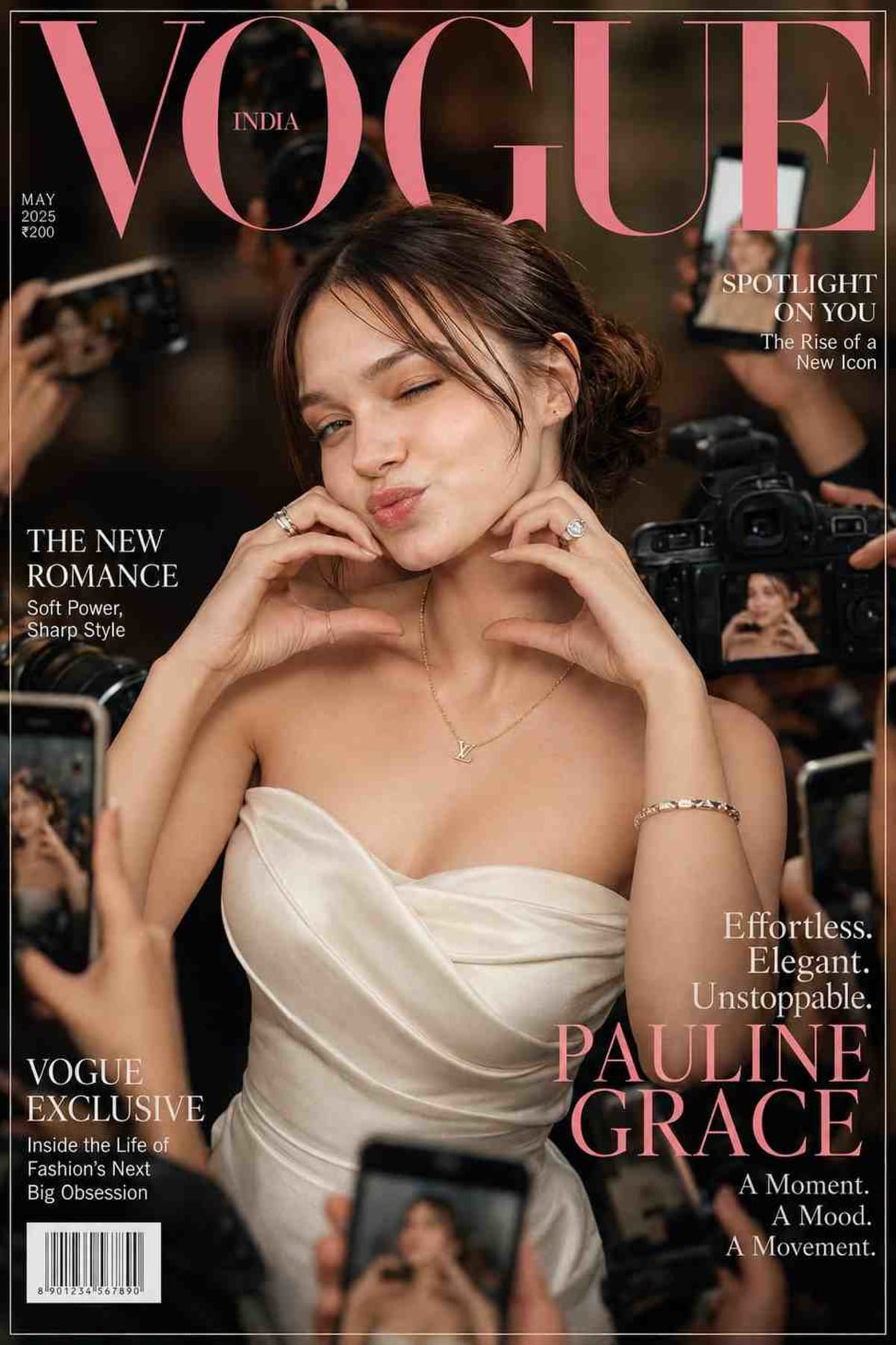 Vogue Magazine Cover AI Prompt