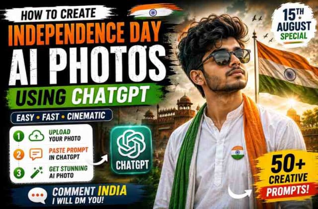 How to Create Independence Day AI Photos Using ChatGPT