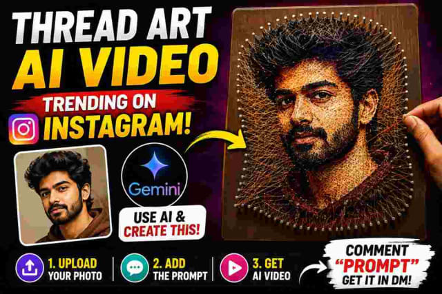 How to make Thread Art videos with AI