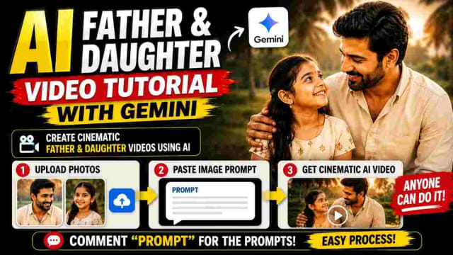AI Father and Daughter Video Prompt: How to Create a Cinematic Video with Gemini