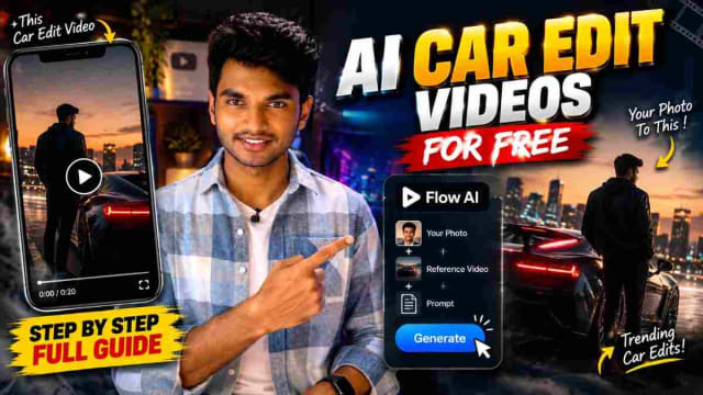 How to Create AI Car Edit Videos for Free With AI