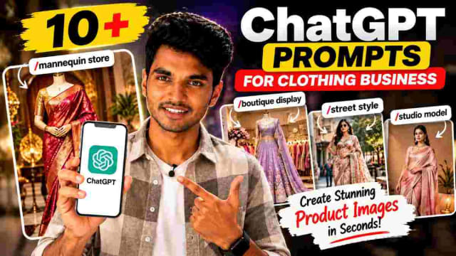 12 AI Prompts to Turn One Photo of a Garment into a Full Fashion Shoot