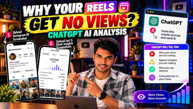Why Your Instagram Reels Get No Views: How to Analyze Using ChatGPT