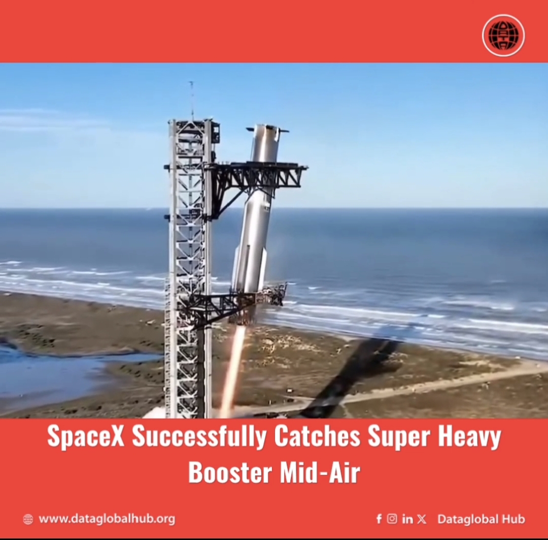 SpaceX Successfully Catches Super Heavy Booster Mid-air