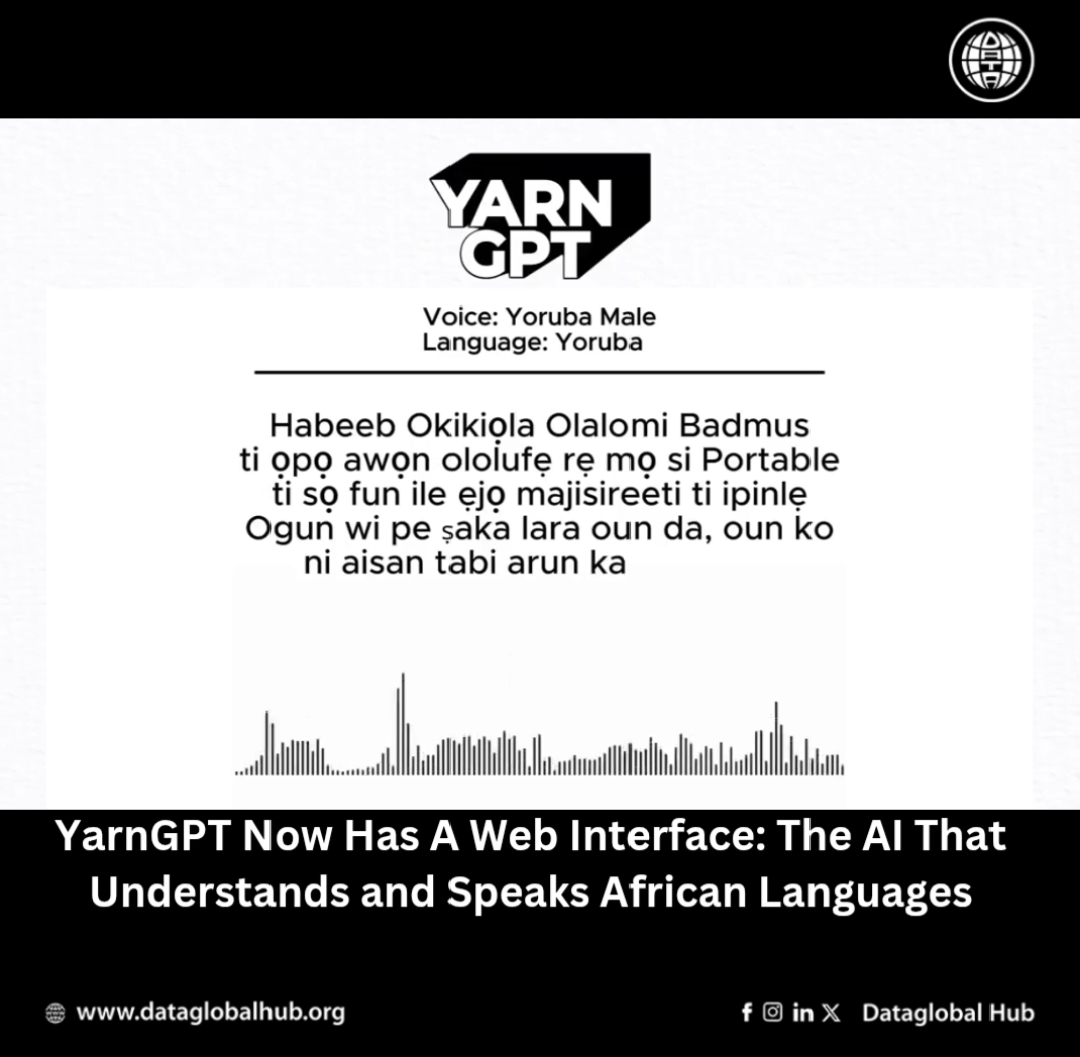 YarnGPT: The AI That Understands and Speaks African Languages Now Has A Web Interface. 