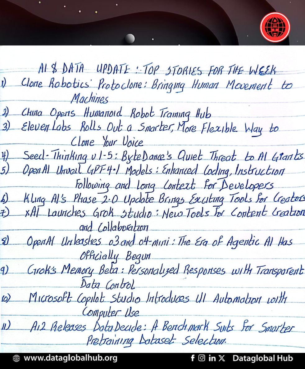 This week Data and AI news recap