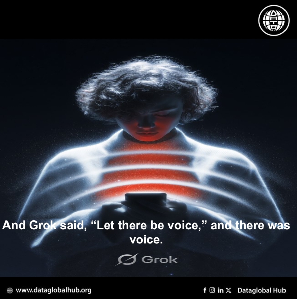 And Grok said, “Let there be voice,” and there was voice.