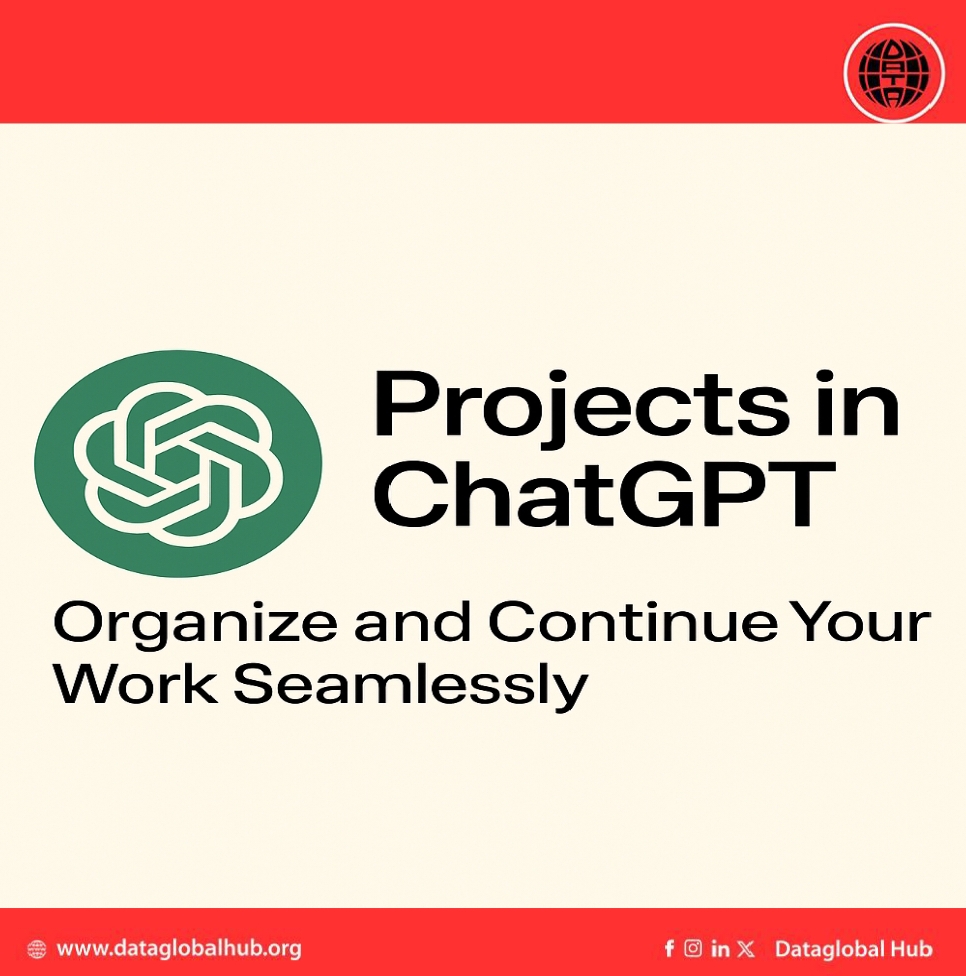 Projects in ChatGPT: Organize and Continue Your Work Seamlessly