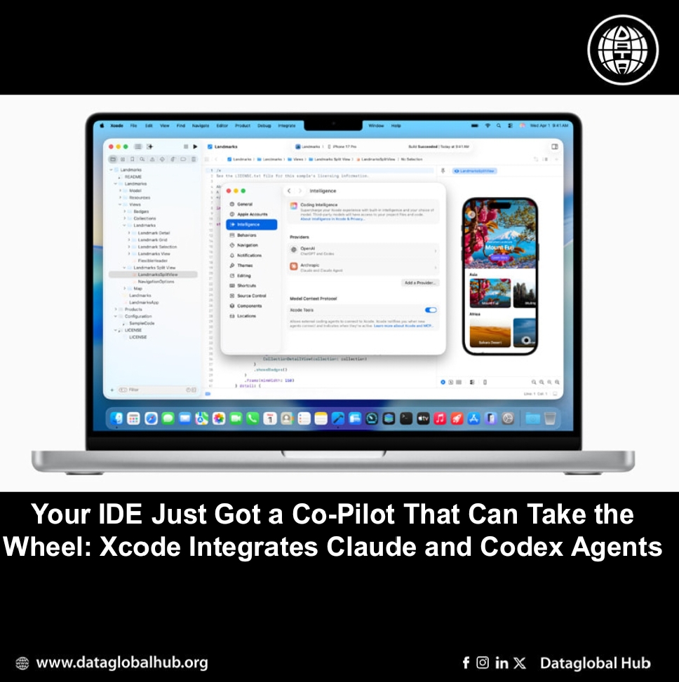 Your IDE Just Got a Co-Pilot That Can Take the Wheel: Xcode Integrates Claude and Codex Agents