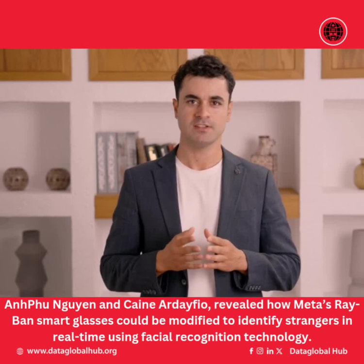 AnhPhu Nguyen and Caine Ardayfio, revealed how Meta’s Ray-Ban smart glasses could be modified to identify strangers in real-time using facial recognition technology.