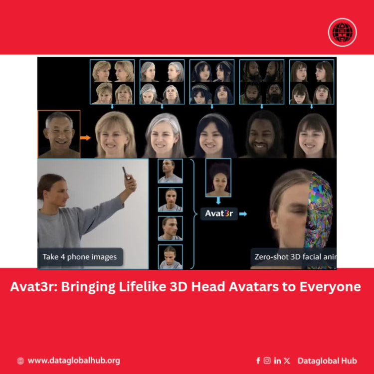 Avat3r: Bringing Lifelike 3D Head Avatars to Everyone 