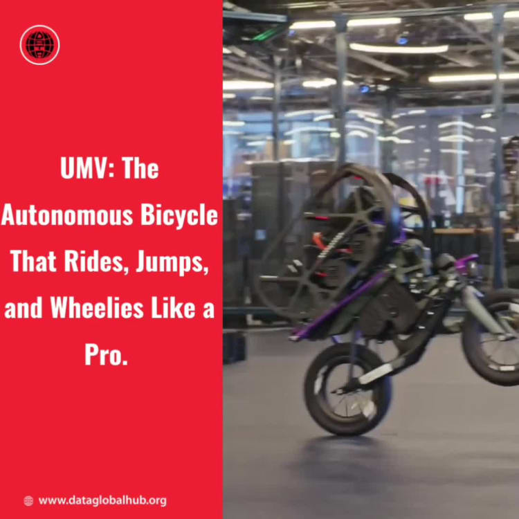 UMV: The Autonomous Bicycle That Rides, Jumps, and Wheelies Like a Pro