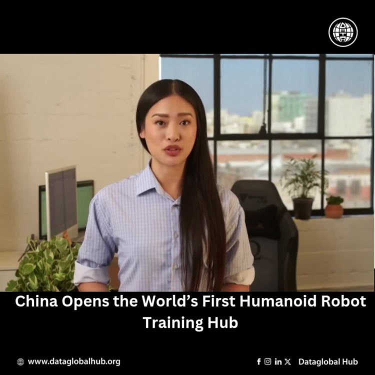 News headline: CHINA OPENS HUMANOID ROBOT TRAINING HUB]