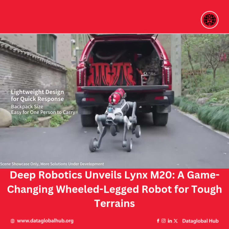 Deep Robotics Unveils Lynx M20: A Game-Changing Wheeled-Legged Robot for Tough Terrains