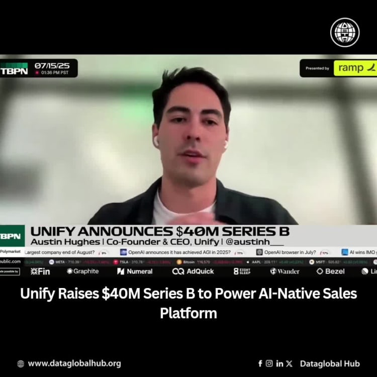 Unify Raises $40M Series B to Power AI-Native Sales Platform