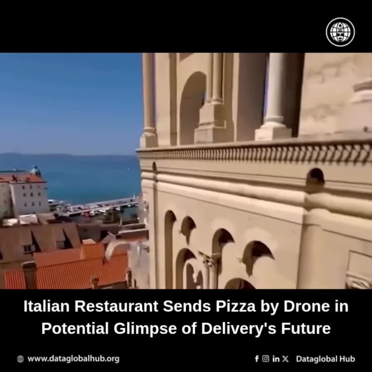 Italian Restaurant Sends Pizza by Drone in Potential Glimpse of Delivery's Future