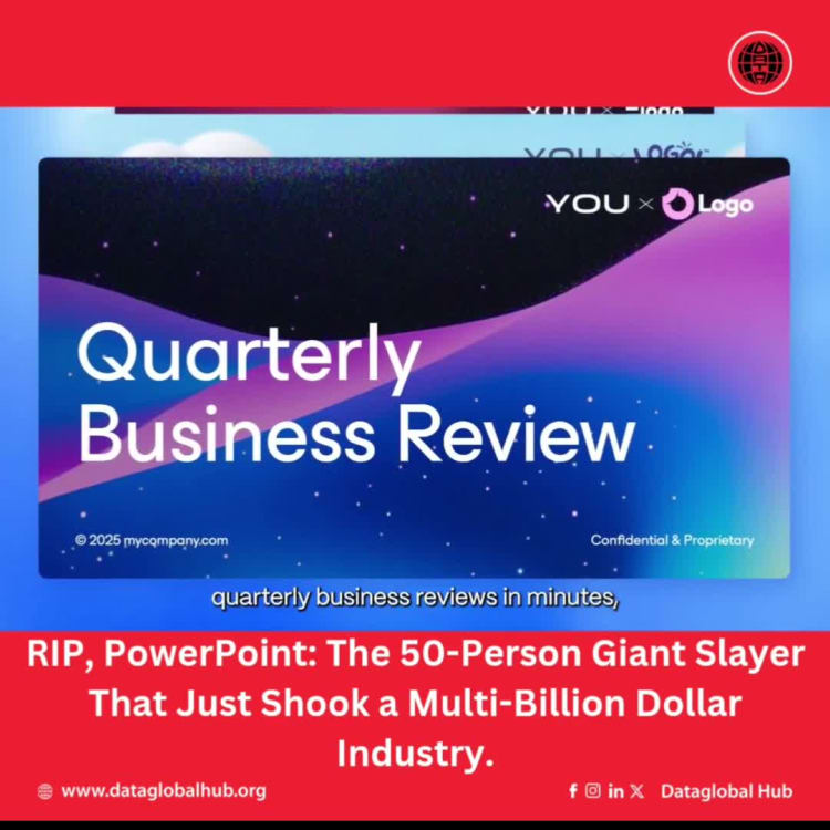 RIP, PowerPoint: The 50-Person Giant Slayer That Just Shook a Multi-Billion Dollar Industry.