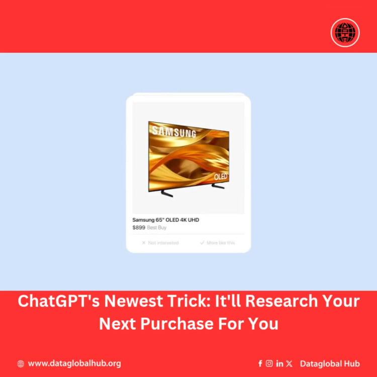 ChatGPT's Newest Trick: It'll Research Your Next Purchase For You