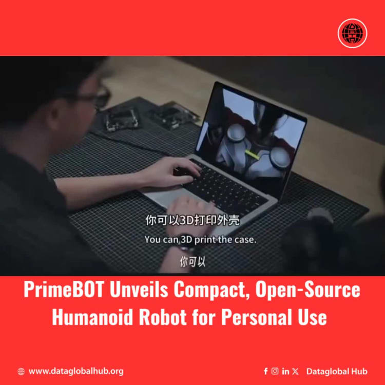 PrimeBOT Unveils Compact, Open-Source Humanoid Robot for Personal Use