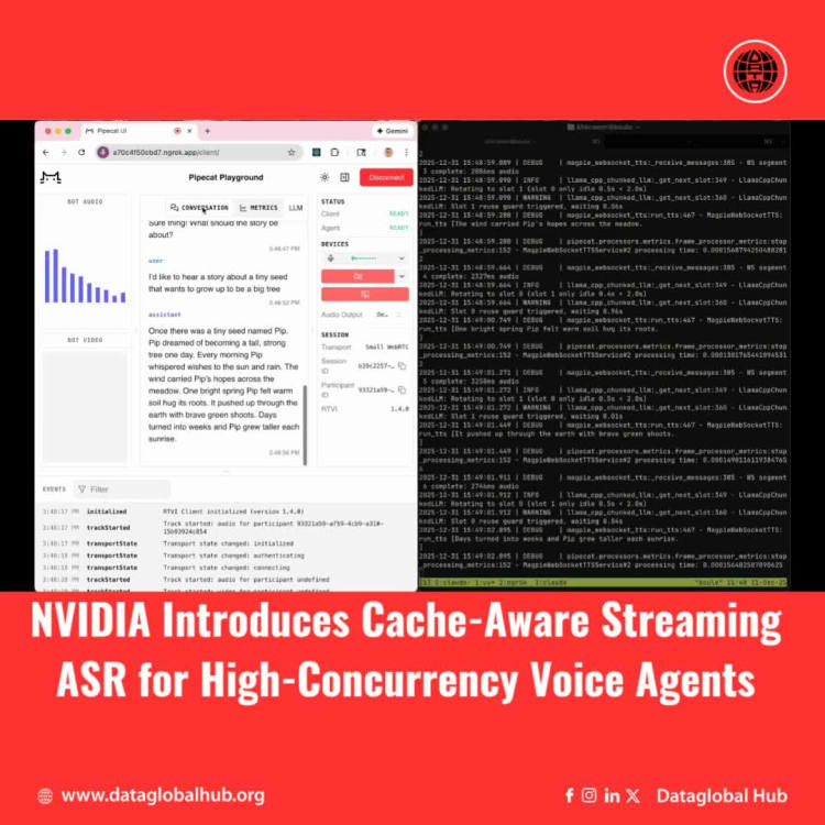 NVIDIA Introduces Cache-Aware Streaming ASR for High-Concurrency Voice Agents