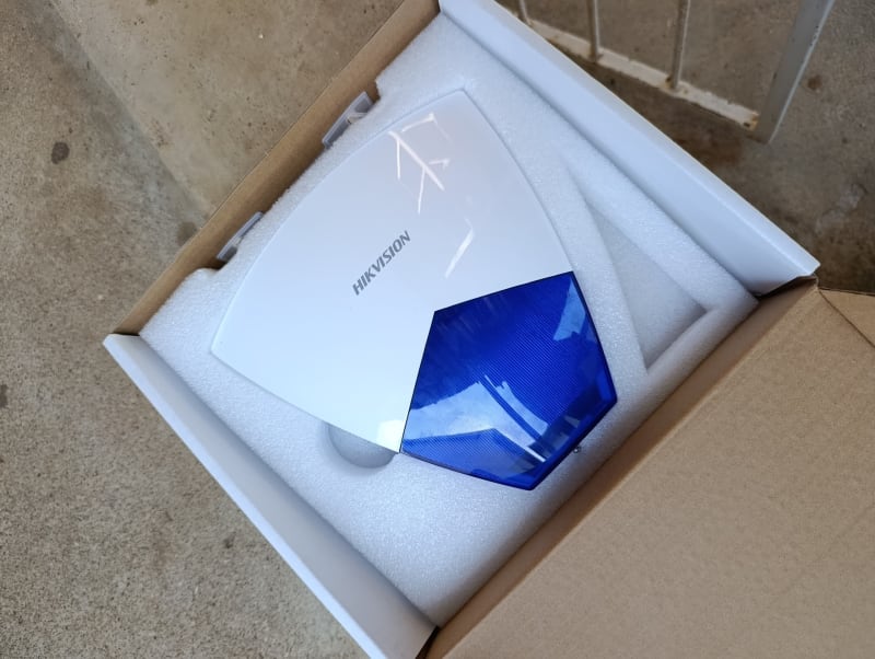 Installation of the alarm control panel, providing centralized management of the property's intrusion detection system.