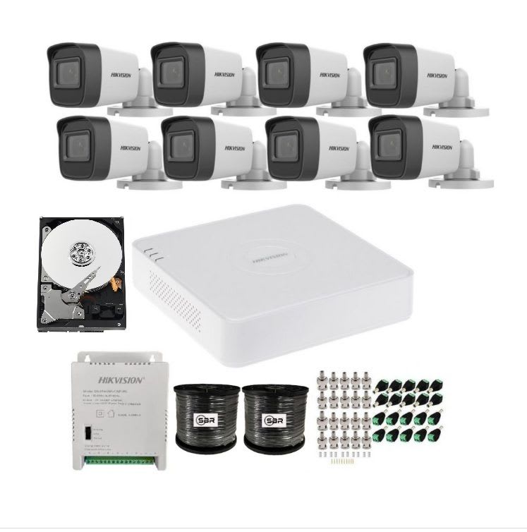 Hikvision 8 Channel 1080P Complete Kit