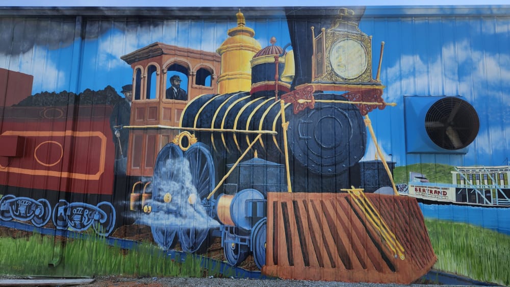 Tracks of Time Mural