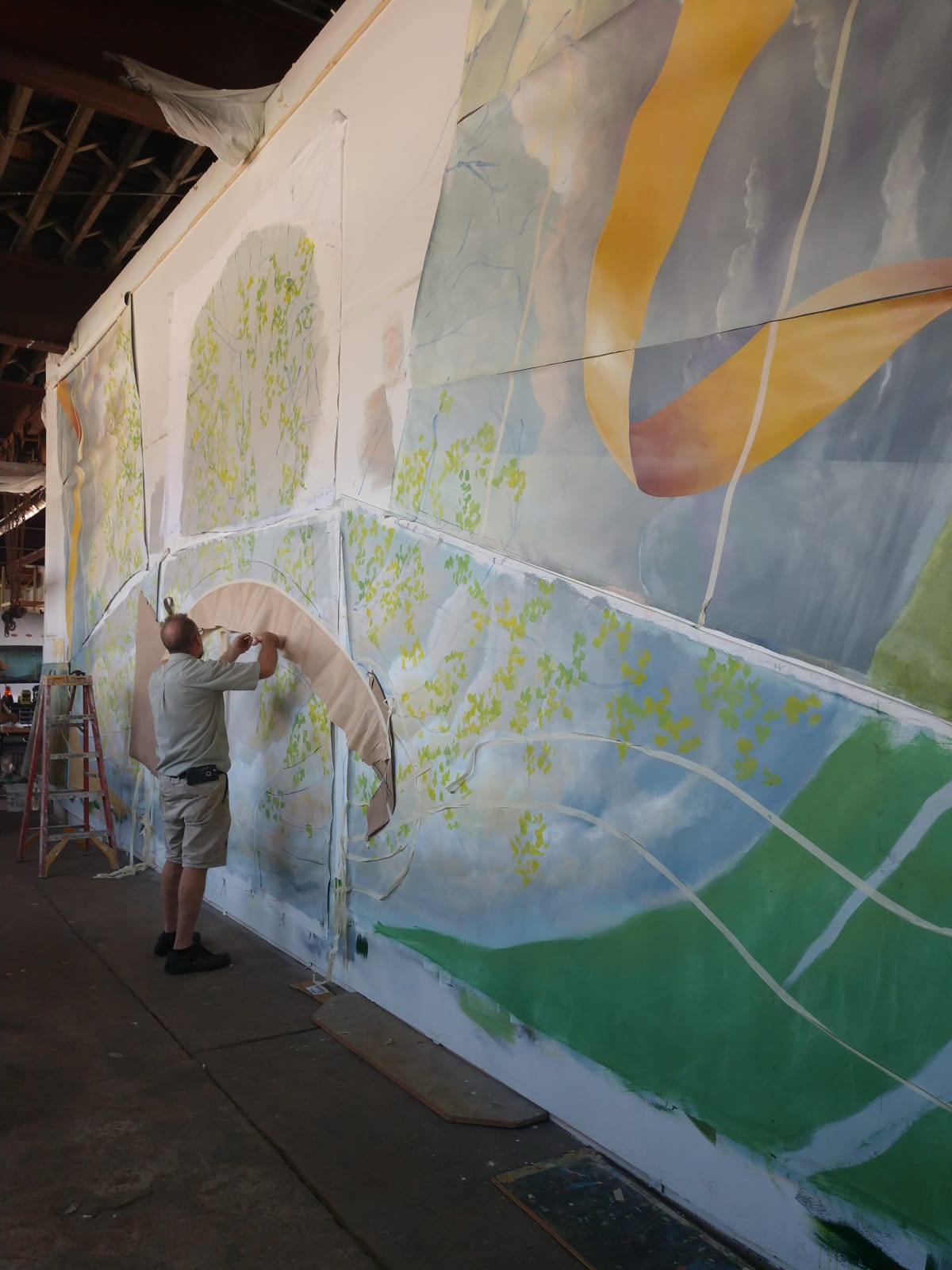 A Midsummer's Mural team