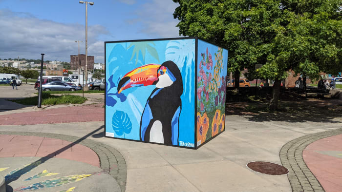Omaha Summer Arts Festival Cubes