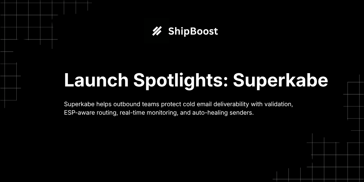 Launch Spotlights: Superkabe cover image