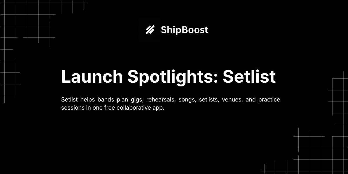 Launch Spotlights: Setlist cover image