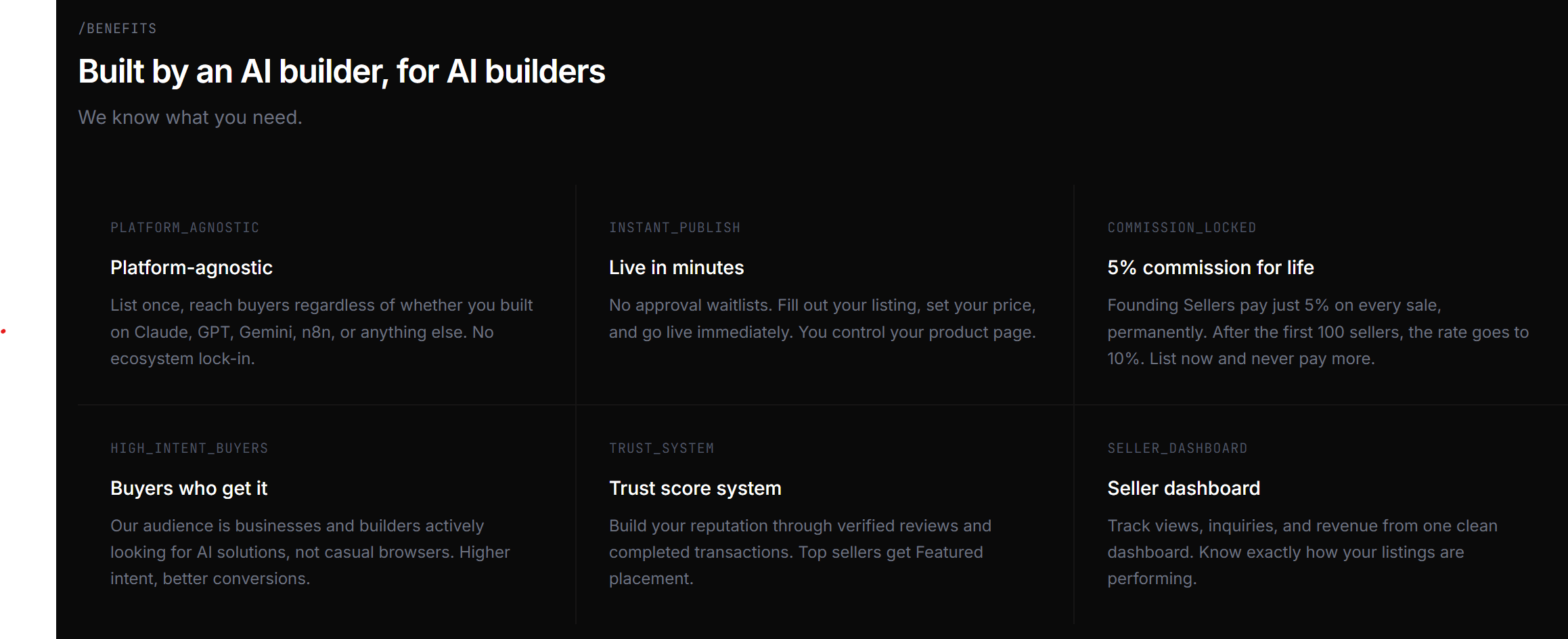 mysoft.ai Trust Score on every listing