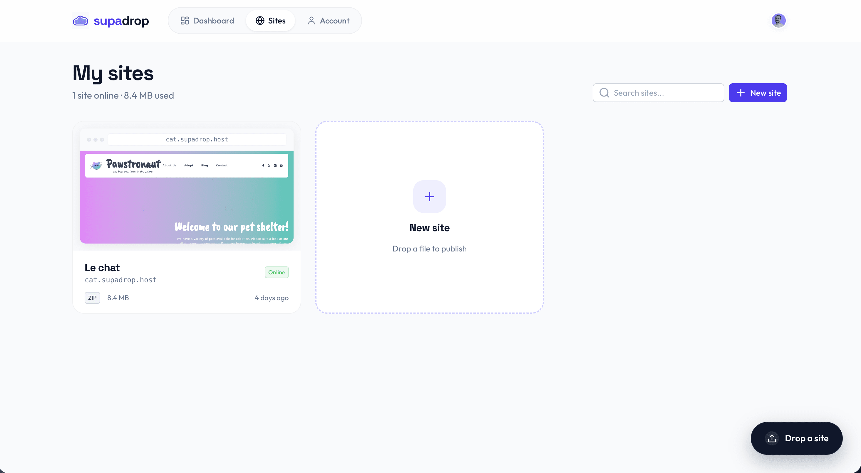 Supadrop QR code and custom domain setup