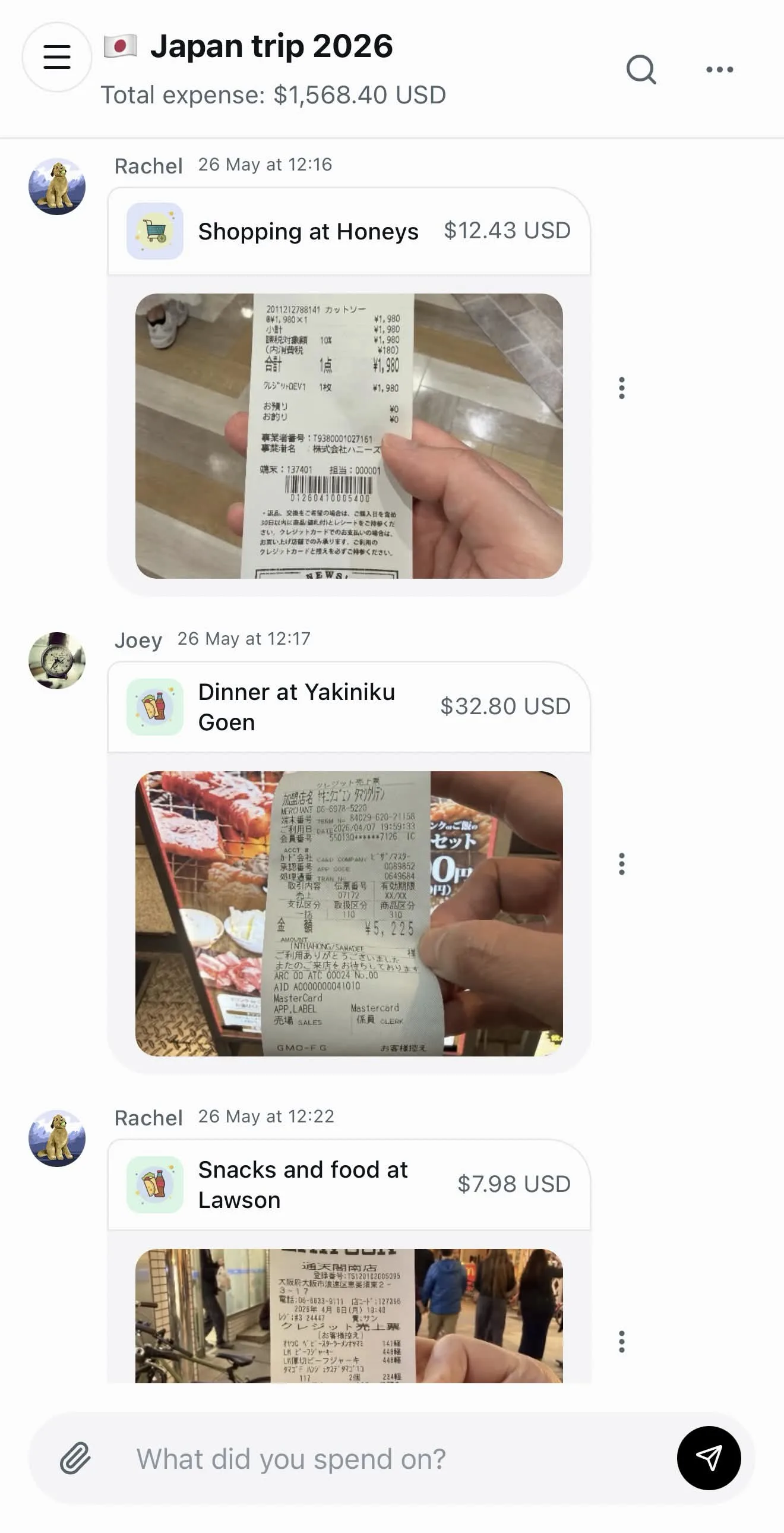 HippoSplit receipt scanning and expense splitting
