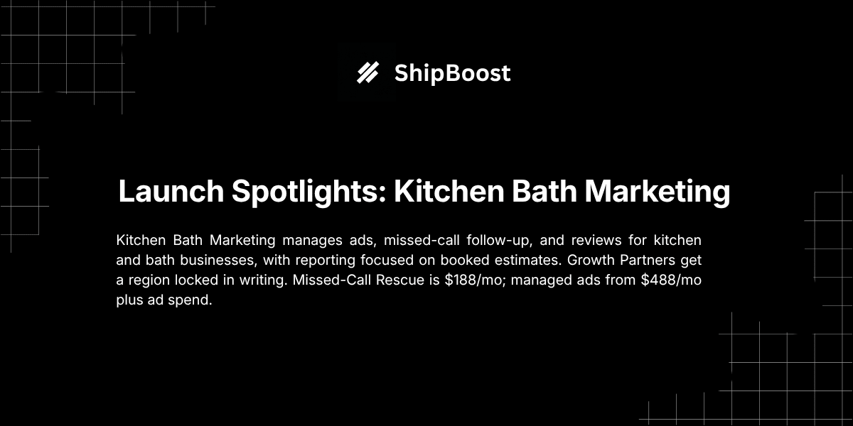 Kitchen Bath Marketing services for kitchen and bath showrooms