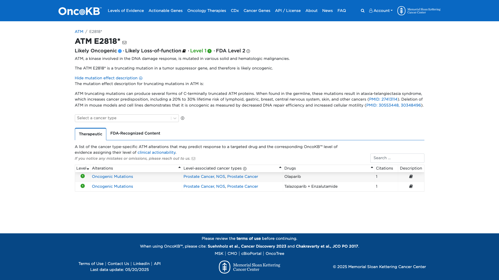 OncoKB Preview