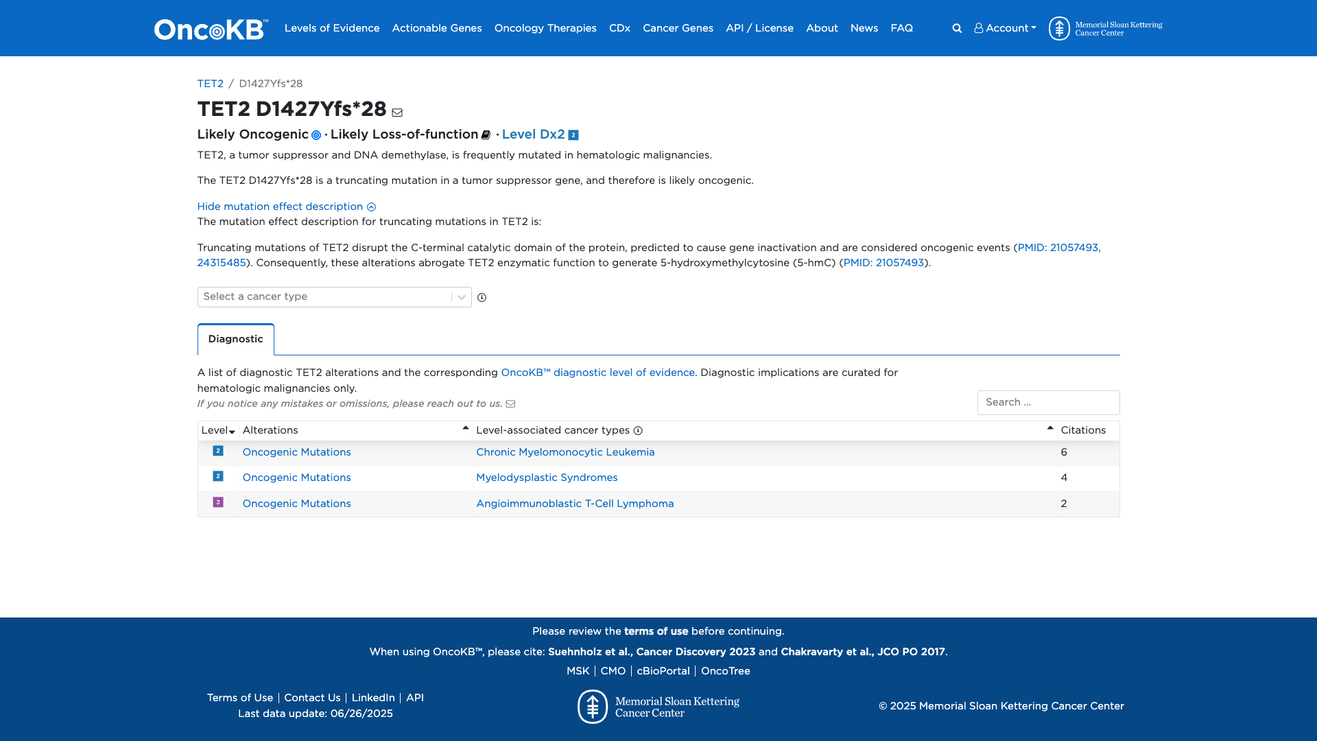 OncoKB Preview