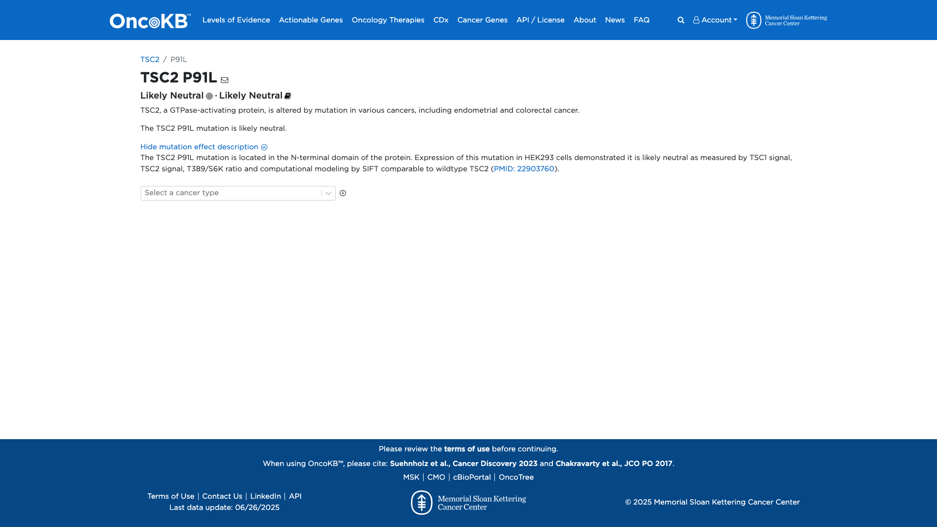 OncoKB Preview