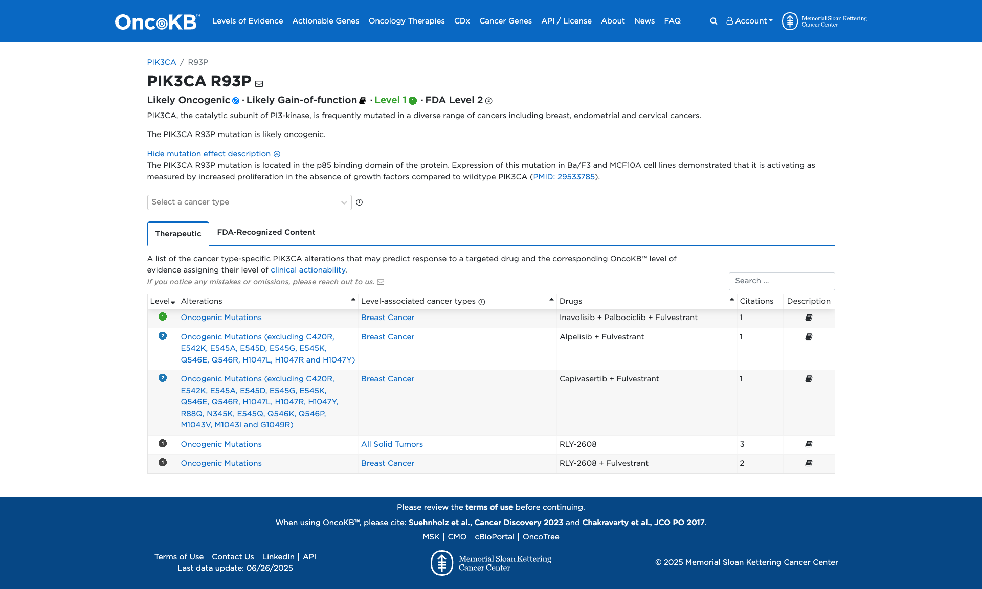OncoKB Preview