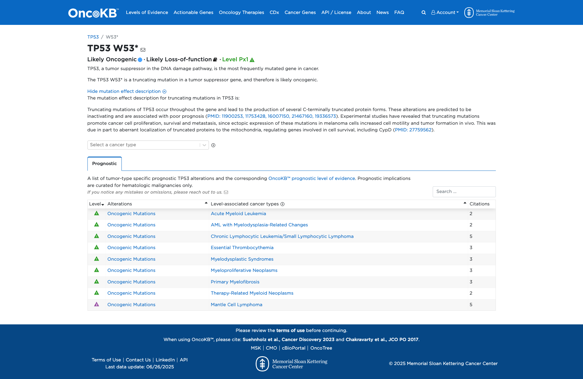 OncoKB Preview