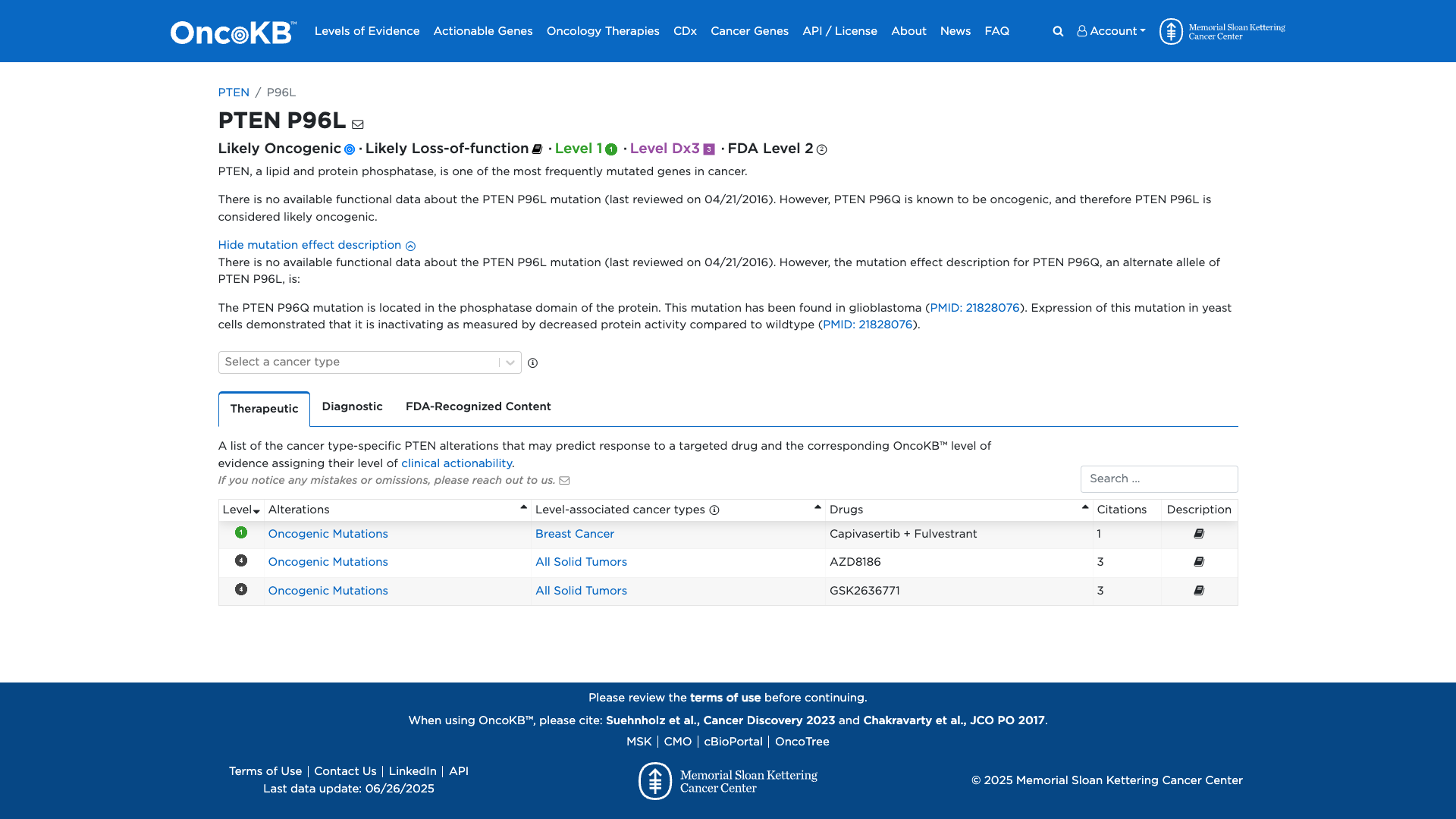 OncoKB Preview