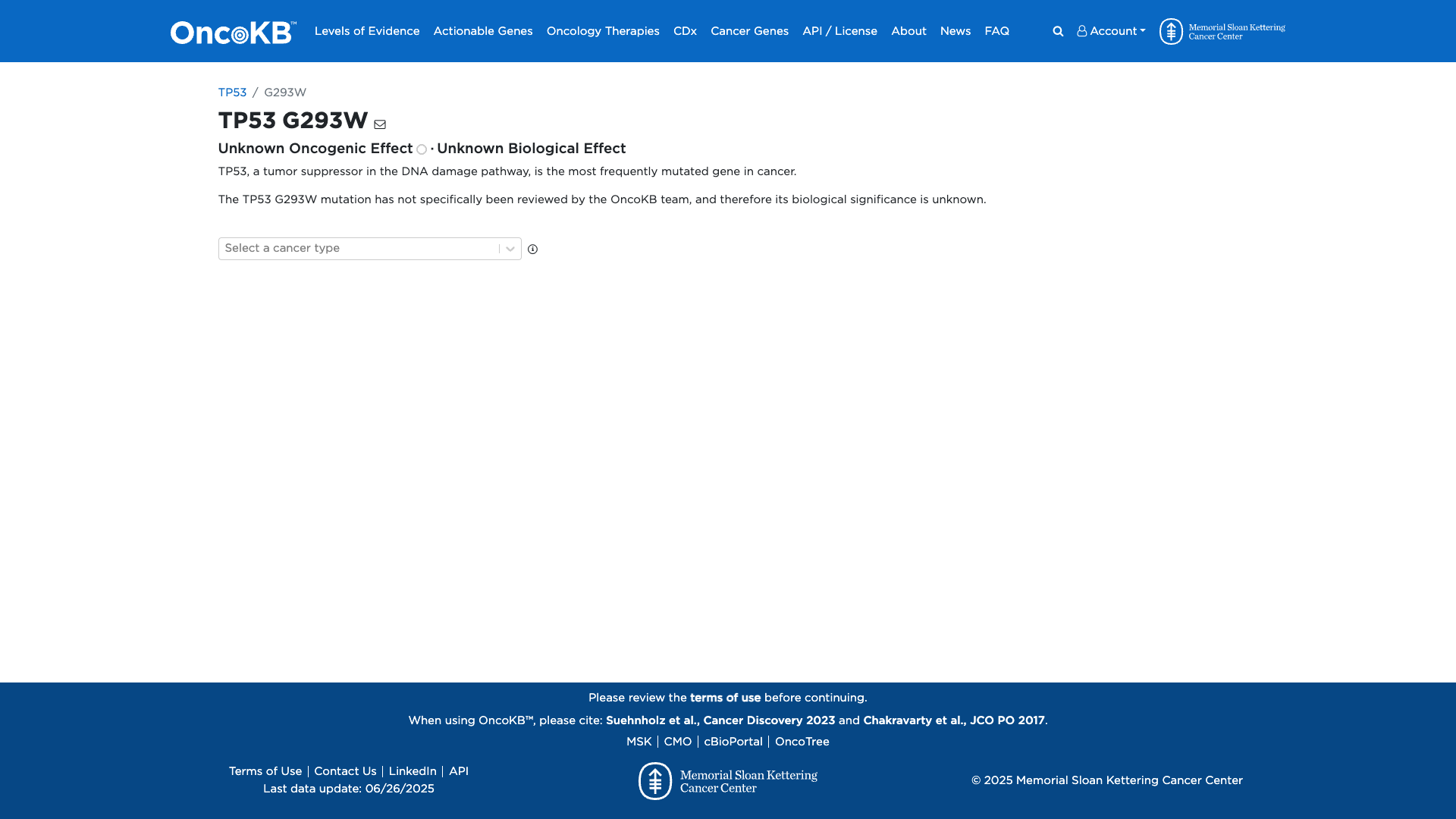 OncoKB Preview