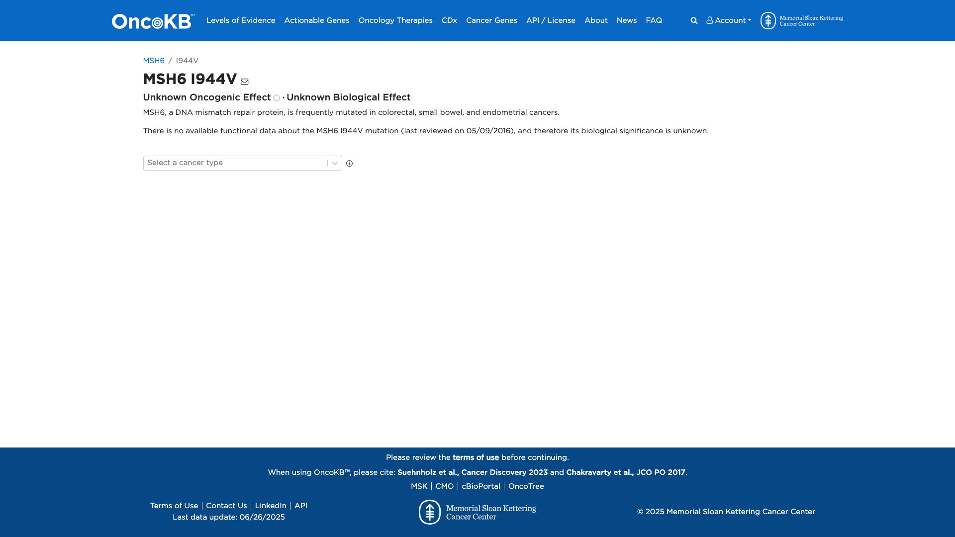 OncoKB Preview