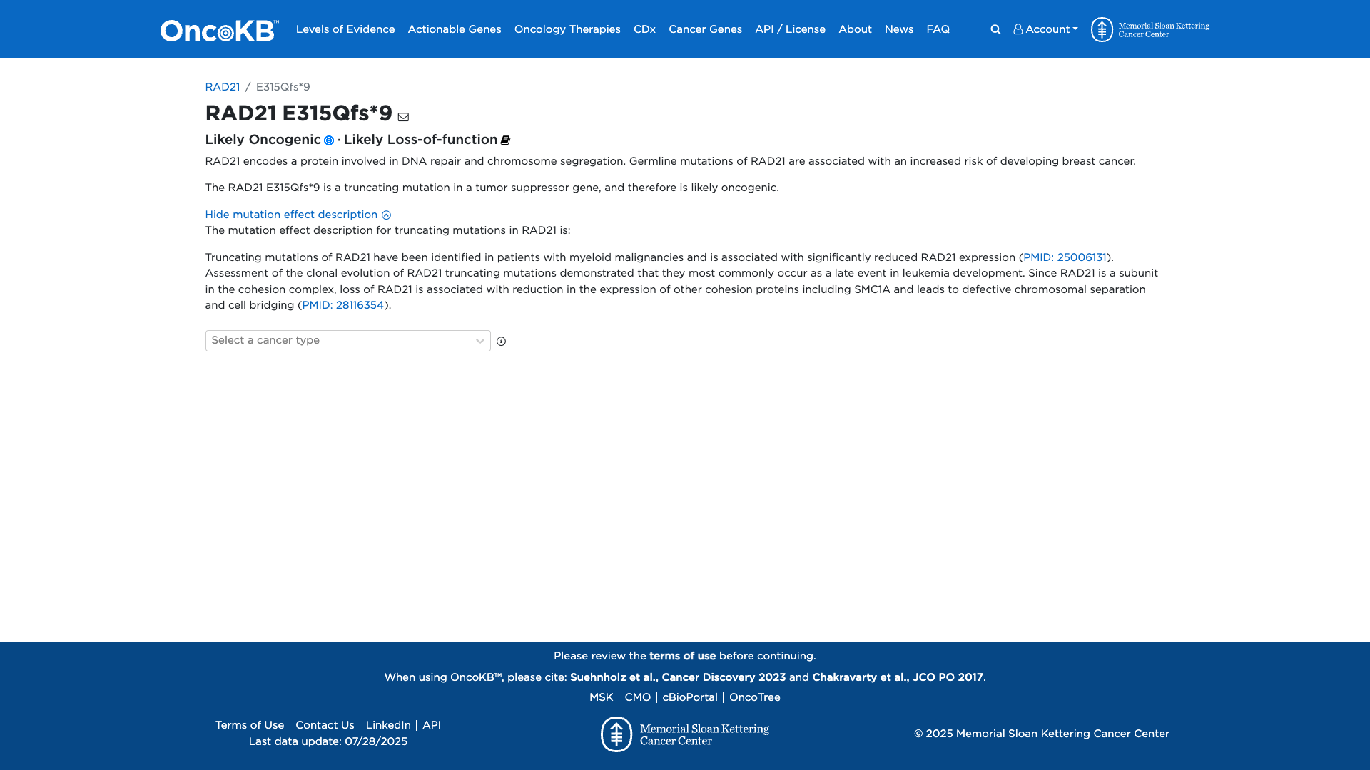 OncoKB Preview